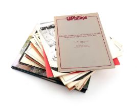 A collection of silver auction catalogues, Christie's, Bonhams, Woolley and Wallis, Phillip's and