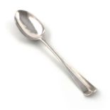 A George II Irish provincial silver Hanoverian tablespoon, by George Hodder, Cork circa 1744,