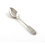 An early 19th century Scottish provincial silver Fiddle pattern teaspoon spoon, by William Ferguson,