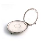 A George III silver waiter, one by John Schofield, London 1778, of a shaped circular form, beaded