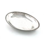 A George III silver Tontine entree dish base, by Thomas Chawner, London 1786, plain oval form,