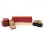 8 assorted jewellery boxes, including Cartier, Tiffany & Co, Liberty, Chaumet and Lacloche