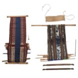 Two hand looms