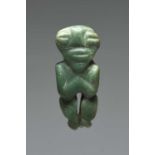 A Maya jade amulet