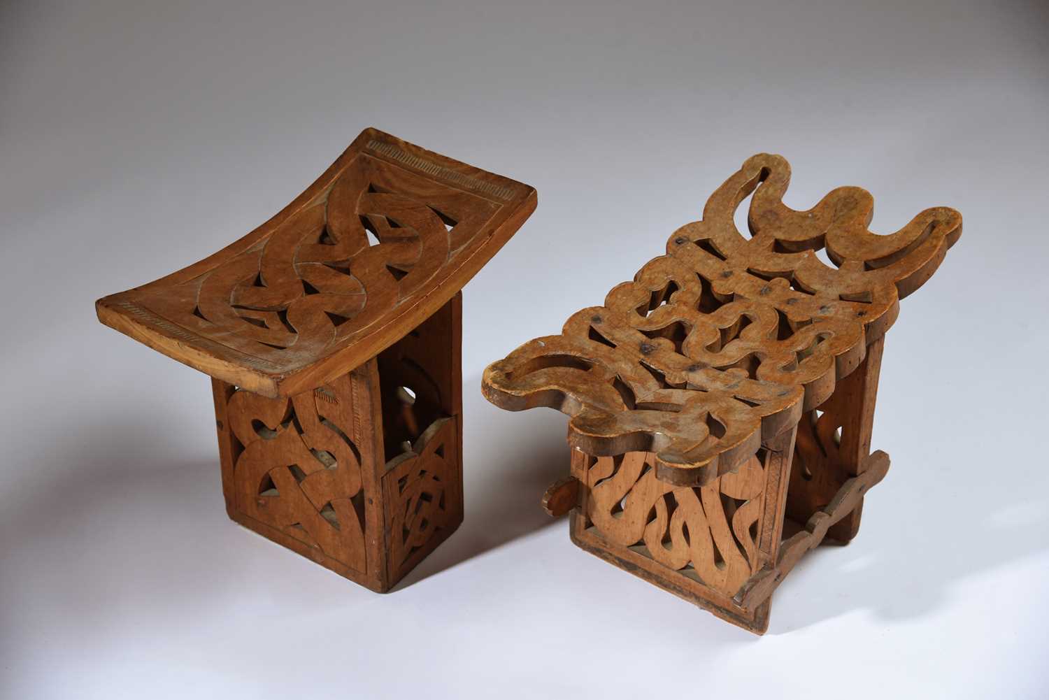 Two Suriname stools - Image 2 of 3