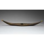 An Inuit model kayak