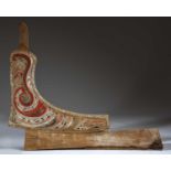 A Massim canoe prow ornament tabuya