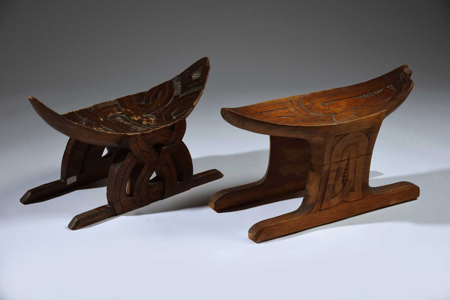 Two Suriname stools - Image 2 of 2