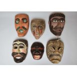Six Mexican masks