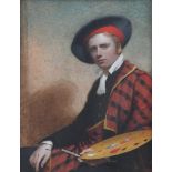 λ λAndrew Robertson (1777-1845)Portrait miniature of Sir David Wilkie RA (1785-1841), seated in an