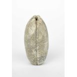 ‡ Alan Wallwork (1931-2019) Seed Head stoneware vase, glazed silver-grey with pale yellow spots