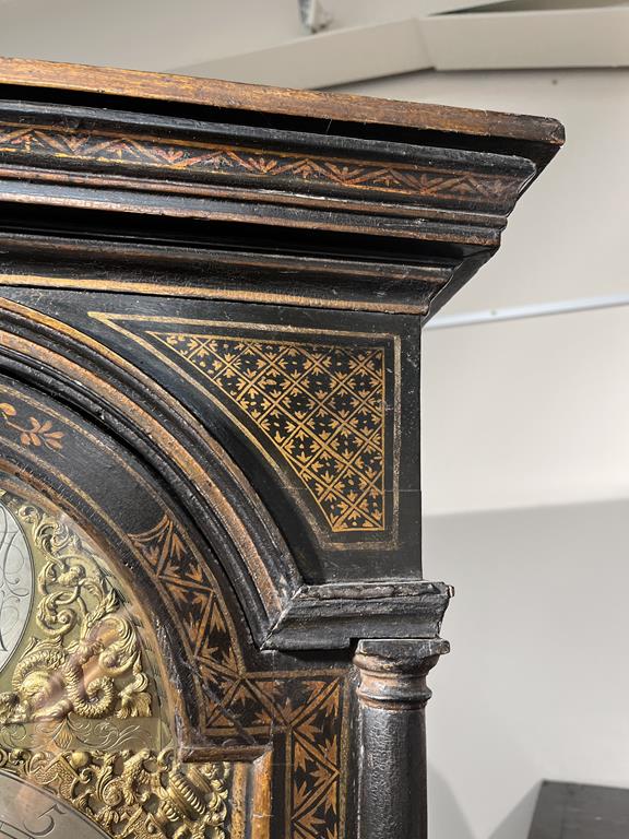 A BLACK JAPANNED AND GILT CHINOISERIE LONGCASE CLOCK JOSEPH COOKE AYLESBURY, MID-18TH CENTURY the - Image 17 of 73
