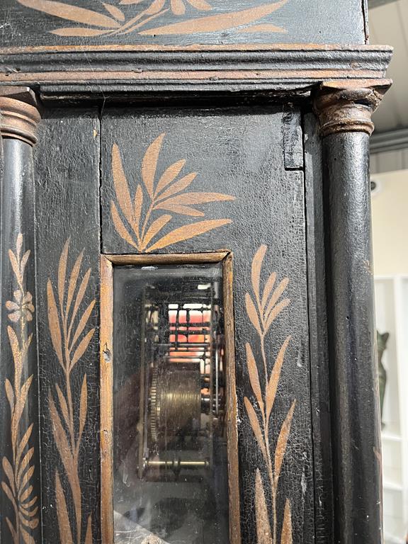 A BLACK JAPANNED AND GILT CHINOISERIE LONGCASE CLOCK JOSEPH COOKE AYLESBURY, MID-18TH CENTURY the - Image 21 of 73