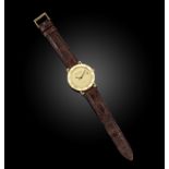 Tiffany & Co., a gentleman's gold wristwatch, 'Atlas', ref. M6930, the plain gold dial with