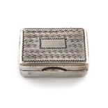 A 19th century Chinese silver vinaigrette,marked with Chinese characters,rectangular form,