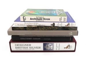 A collection of reference books on modern silver,comprising: Andrew, J. and Styles, D., Designer