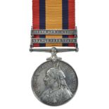 The interesting Queen's South Africa Medal to Lieutenant Francis William Lloyd Edwards, King's Royal