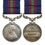 The Distinguished Conduct Medal (King's African Rifles) to Sergeant Karonga, 1/1 King's African