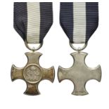 A Distinguished Service Cross, George V, unnamed as issued, hallmarked for Garrard, London 1918,