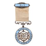 Freemasonry: a Victorian Centenary Jewel of Grand Master's Lodge No 1, silver-gilt and enamel