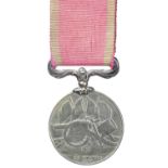 A Turkish Crimea Medal attributable to Private Walter George Borrett, Coldstream Guards, Sardinia
