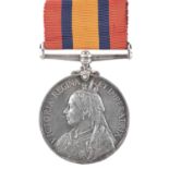 The Queen's South Africa Medal to Nursing Sister Mary F. May, second type (b), no clasp (NURSING