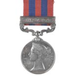 The India Medal 1849-95 to Captain James Shaw, 2nd Battalion the Cameronians (Scottish Rifles),