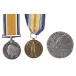 Two medals to Lieutenant W. G. Young: British War Medal 1914-20 and Victory Medal (LIEUT. W. G.