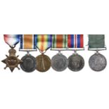 A family collection of medals, comprising: A Volunteer Long Service Medal to Major H.J. Mercer, 20th