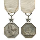 Arctic Medal 1857, unnamed as issued, light cleaning marks, otherwise about extremely fine and