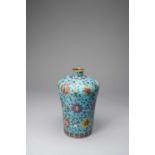 † †A CHINESE CLOISONNE ENAMEL MEIPING LATE MING/EARLY QING DYNASTYDecorated with large stylised