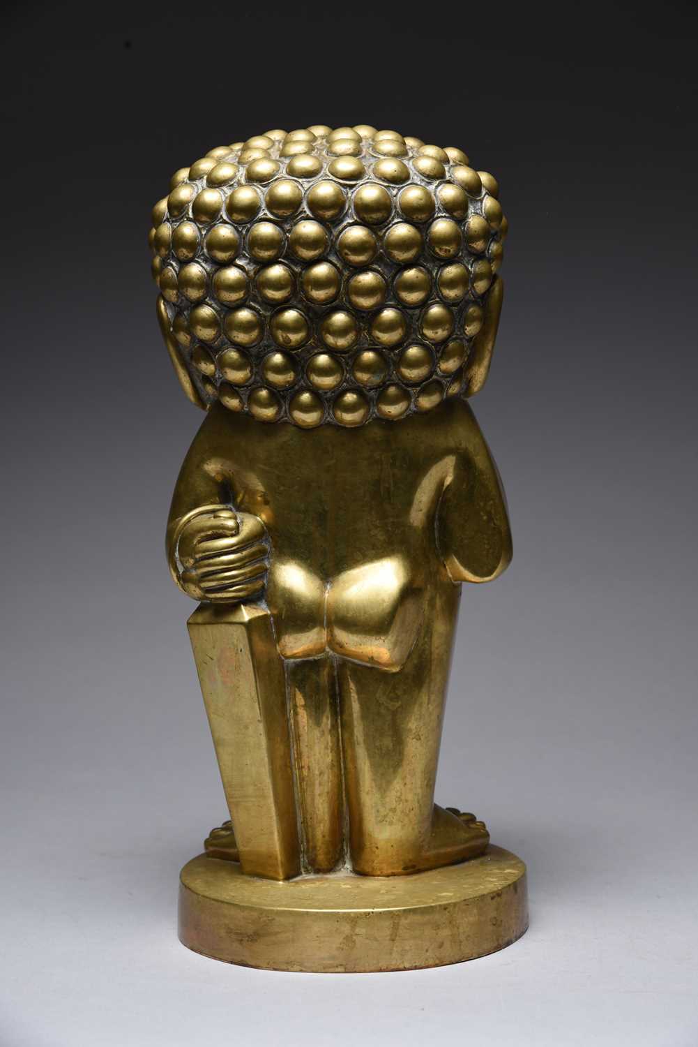 Φ Eric Kennington RA (1888-1960) Bacchus Brass, c.1922-24 34 x 17 x 17.5cm Provenance:Sir Alan - Image 2 of 4