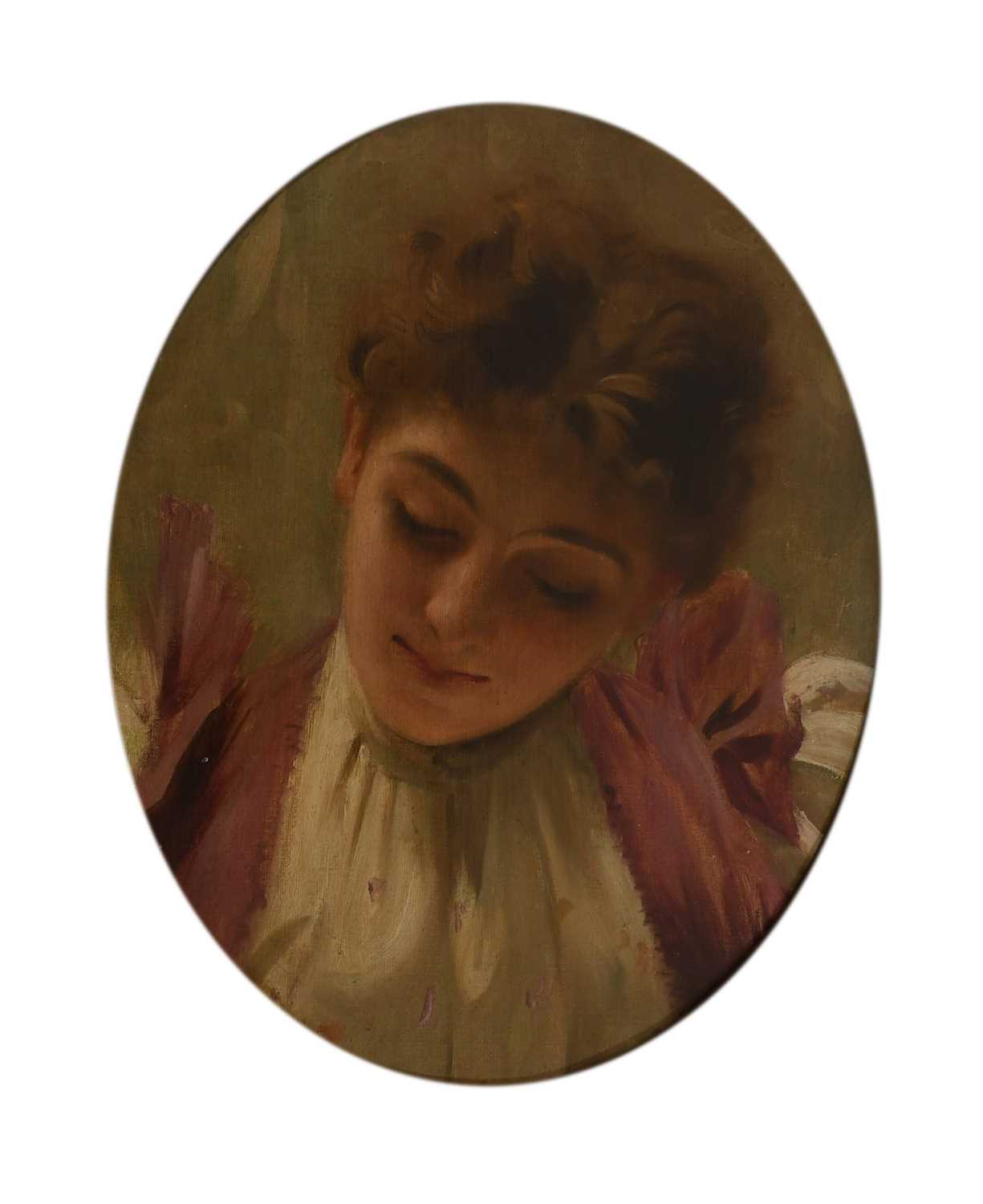 Thomas Benjamin Kennington (1856-1916)Portrait of Anne Kennington (1884-1962), the artist's