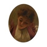 Thomas Benjamin Kennington (1856-1916)Portrait of Anne Kennington (1884-1962), the artist's