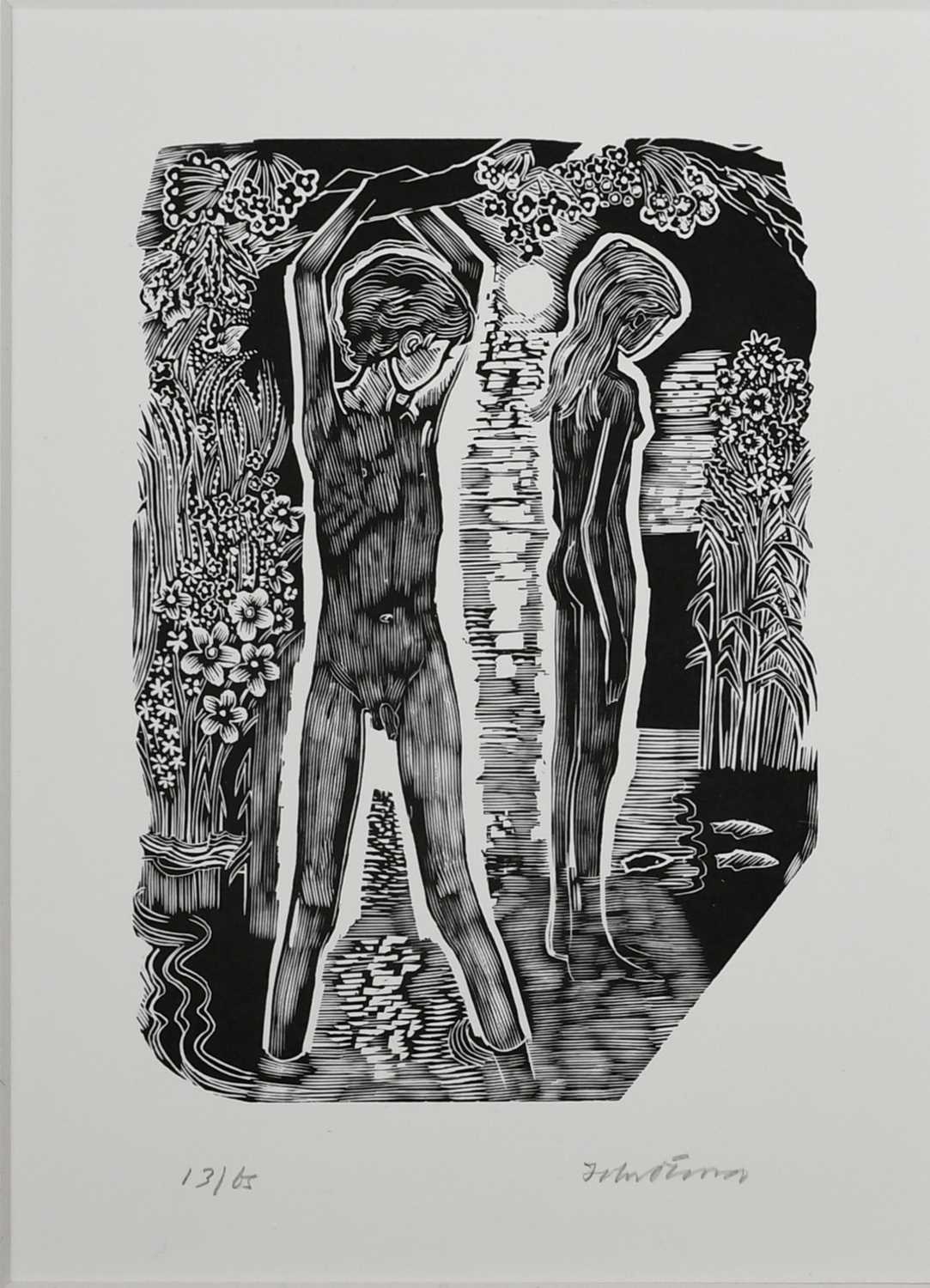 Φ John O'Connor (1913-2004)Ariel and MirandaThe complete portfolio of seven wood engravings, two - Image 7 of 14