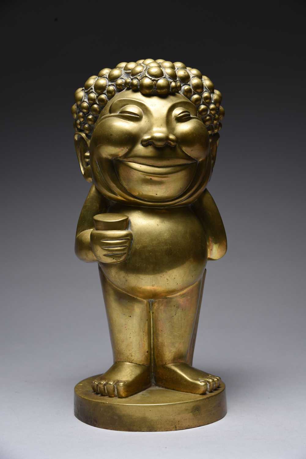 Φ Eric Kennington RA (1888-1960) Bacchus Brass, c.1922-24 34 x 17 x 17.5cm Provenance:Sir Alan