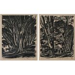 Φ Ethelbert White NEAC, RWS (1891-1972)The Dark Forest; The Wooded PathTwo, each signed Ethelbert