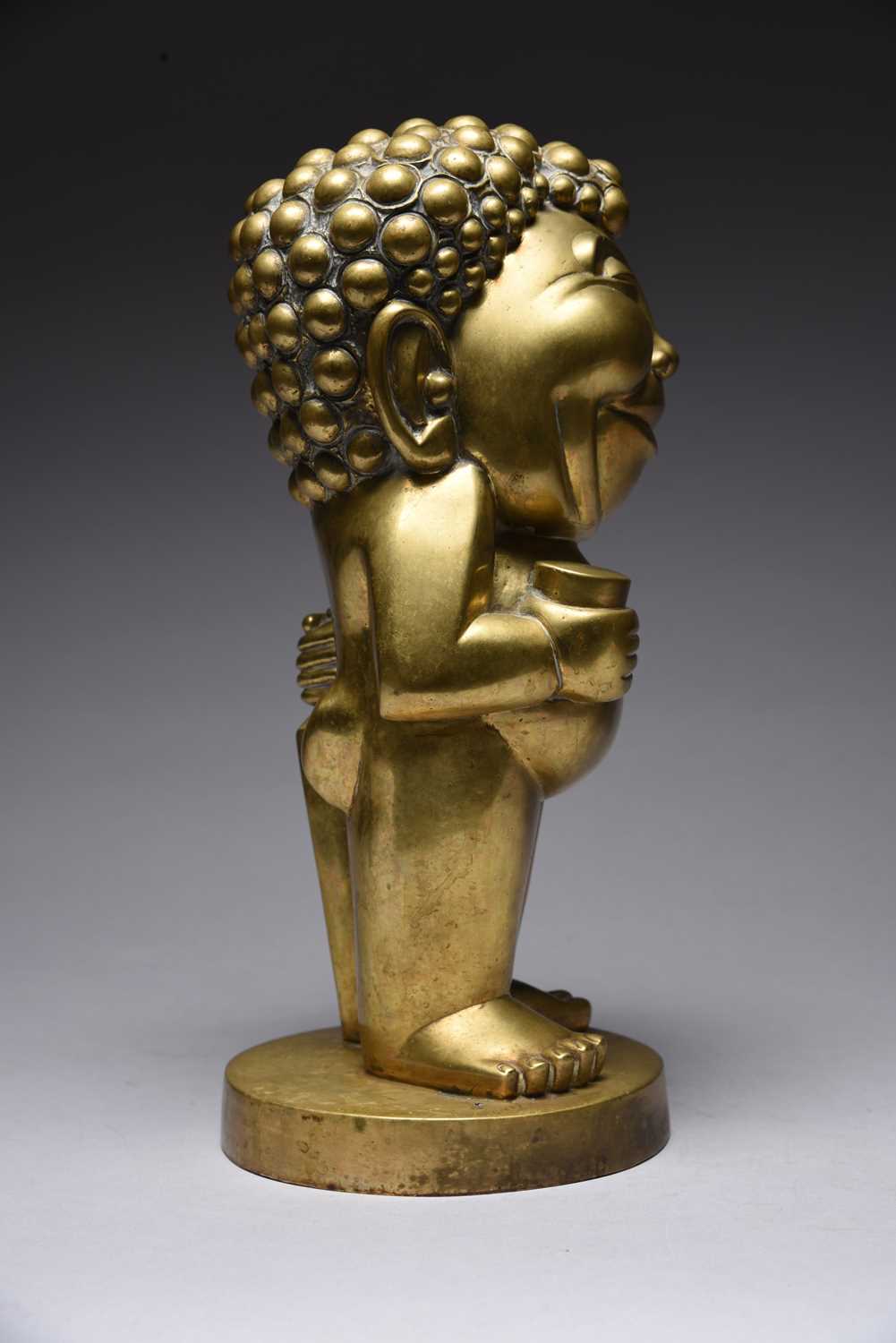 Φ Eric Kennington RA (1888-1960) Bacchus Brass, c.1922-24 34 x 17 x 17.5cm Provenance:Sir Alan - Image 3 of 4