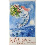 Φ Marc Chagall (Russian/French 1887-1985)Nice Soleil FleursLithograph, 196293 x 57.2cm (image)