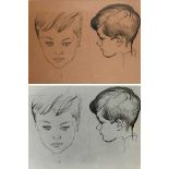 Φ Eric Kennington RA (1888-1960)Studies of Ian Duncan Struthers (1915-1944), the artist's nephew, as