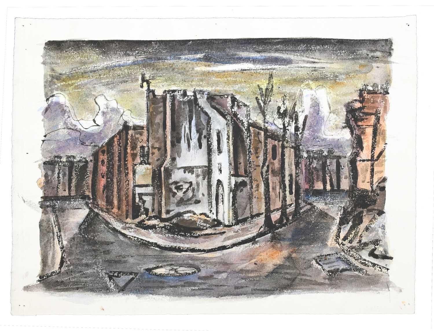 Φ John Marshall (1911-1995) Sixteen views of London during World War II, including Street scene - Image 17 of 35