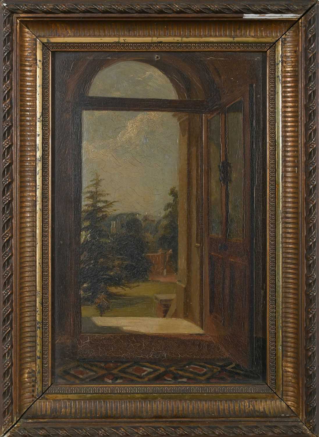 Φ Eric Kennington RA (1888-1960)View through an open doorway, possibly Homer House, Ipsden, the - Image 2 of 4