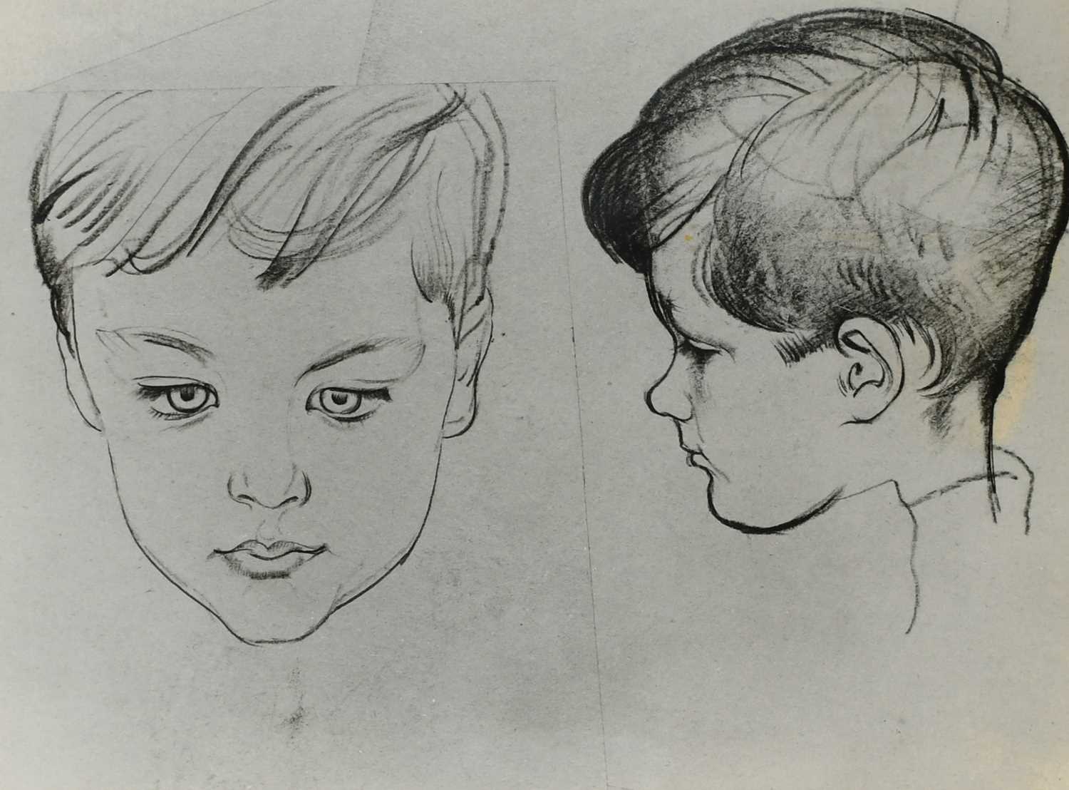 Φ Eric Kennington RA (1888-1960)Studies of Ian Duncan Struthers (1915-1944), the artist's nephew, as - Image 3 of 7