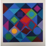 Φ Victor Vasarely (Hungarian/French 1906-1997)SikraSigned and numbered 87/150 Vasarely (in pencil to