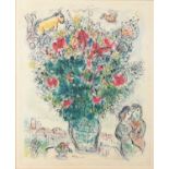 Φ After Marc ChagallBouquet MulticoloreReproduction print48.8 x 39.6cm (image)