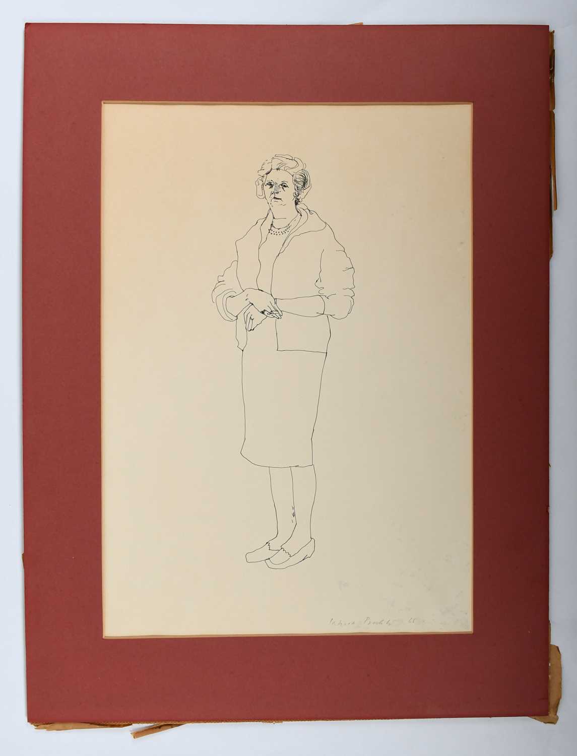 Φ Patrick Procktor RA (1936-2003)Sunday; Portrait study of a lady standingTwo, the former signed, - Image 6 of 8