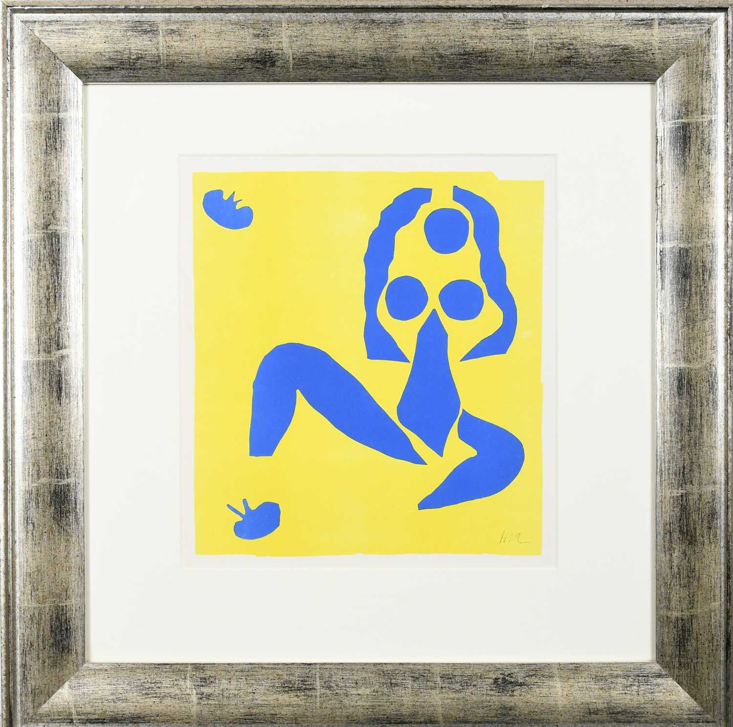 Φ Henri Matisse (French 1869-1954)Nu Bleu sur Fond JauneColour lithograph, created and editioned - Image 2 of 4