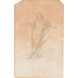 James Abbott McNeill Whistler RBA (American 1834-1903)Little Draped Figure, Leaning (Levy 82)