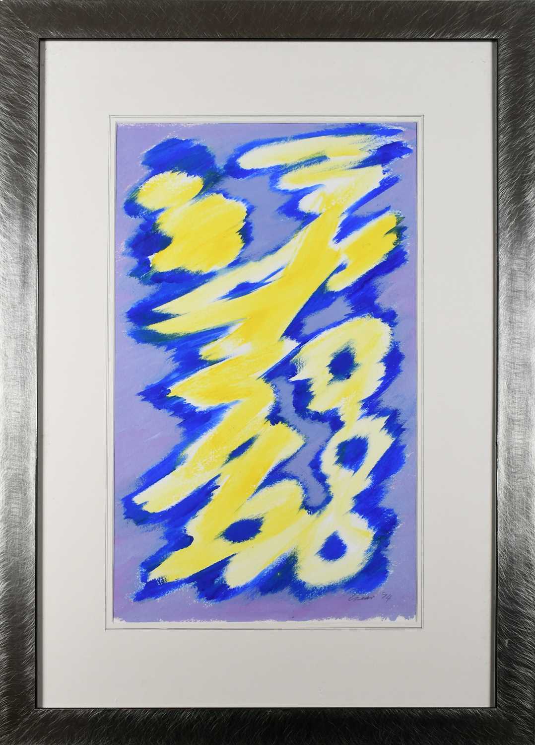 Φ William Gear RA, FRSA, RBSA (Scottish 1915-1997)Yellow PhantomSigned and dated Gear '74 (lower - Image 2 of 4