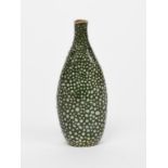 A Martin Brothers stoneware gourd vase by Edwin and Walter Martin, dated 1911, shouldered, flat form